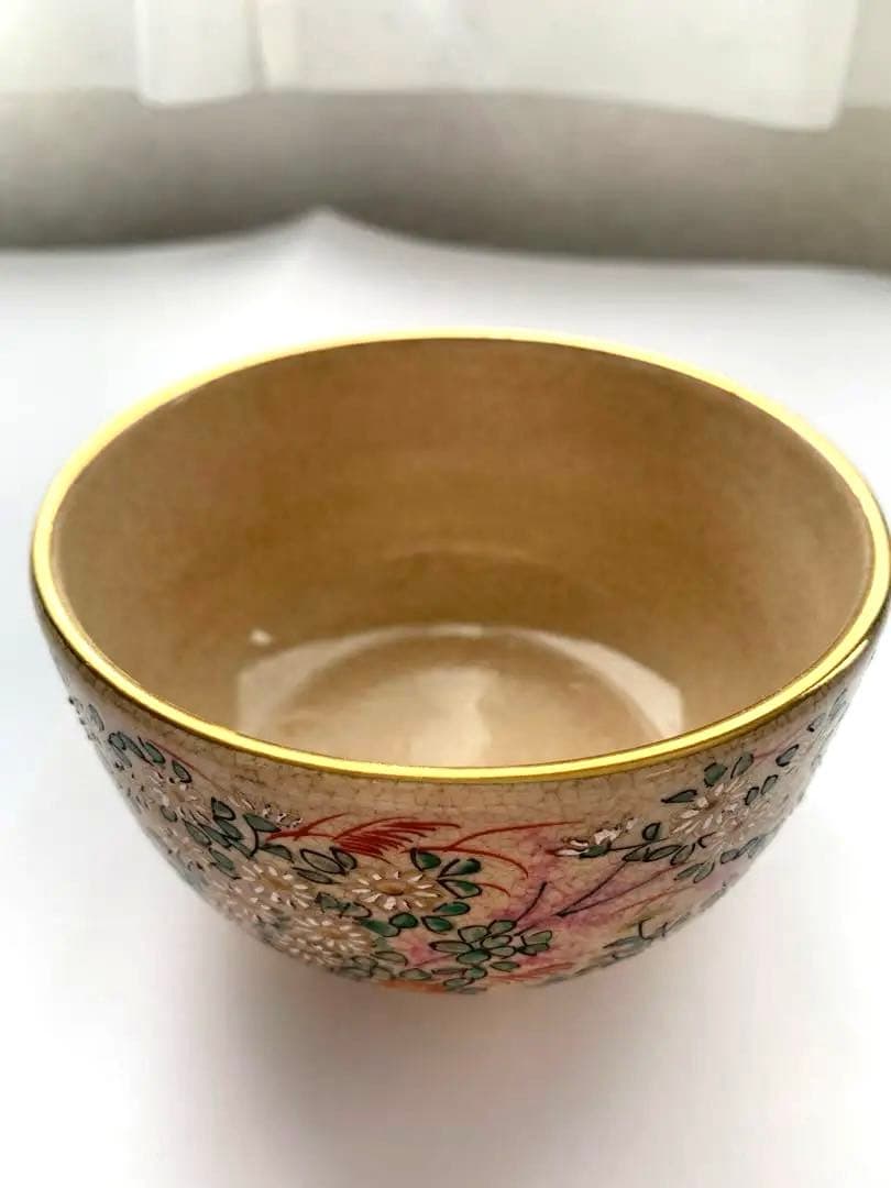 古薩摩焼き　茶碗　送料込み