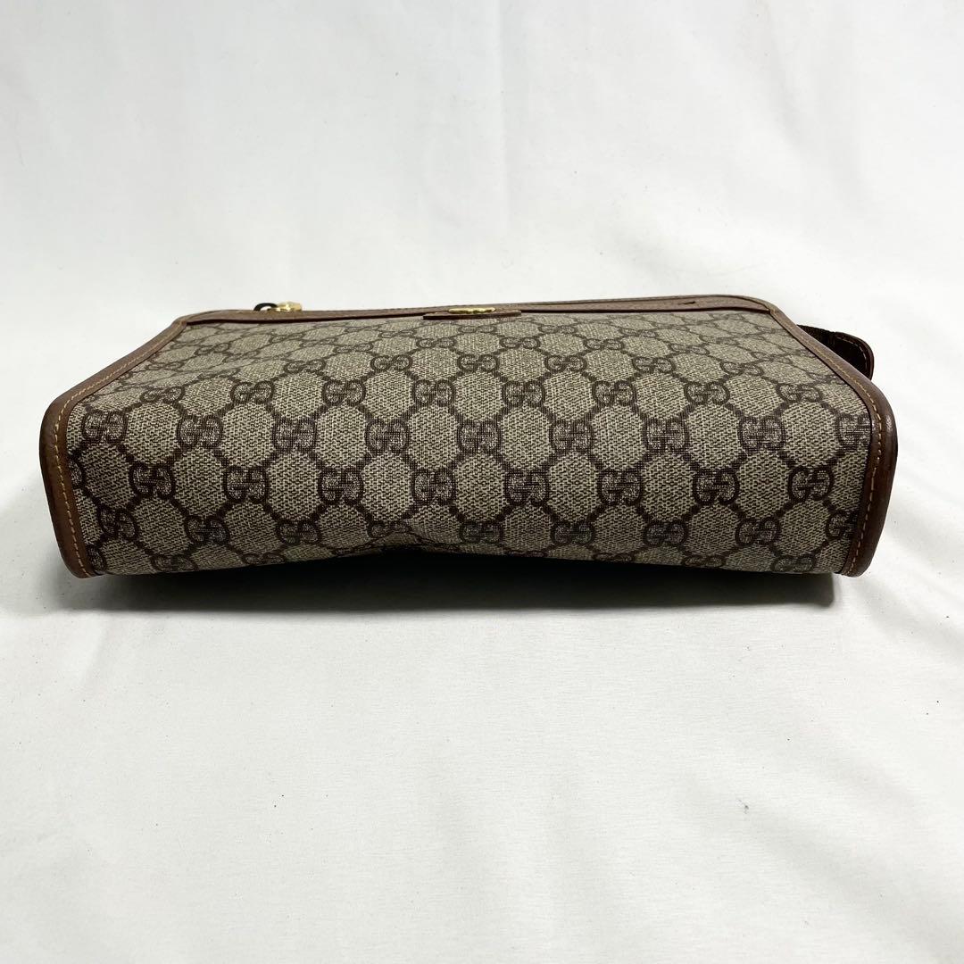 グッチ オールドグッチ クラッチバッグ セカンドバッグ スプリーム 金具 大容量