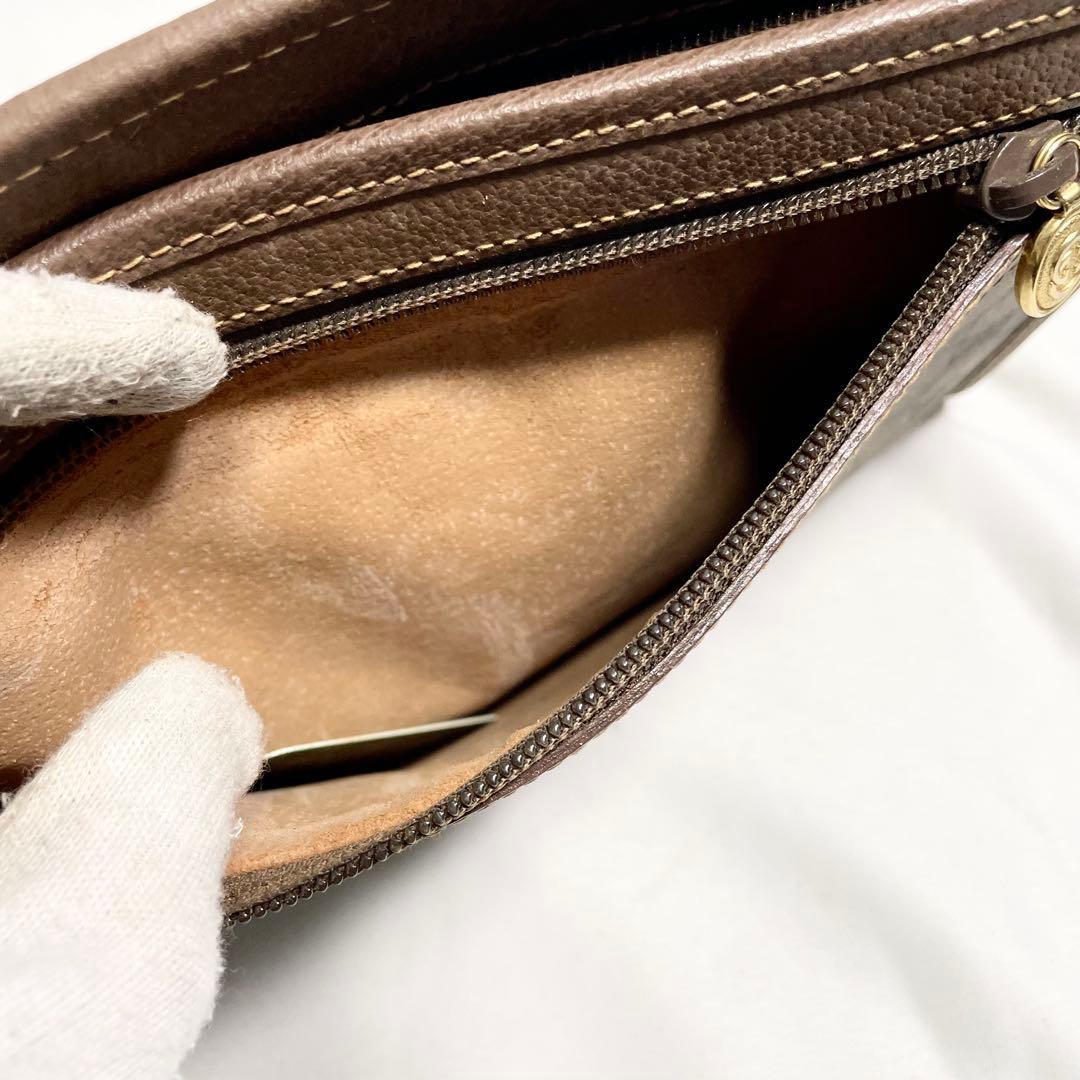 グッチ オールドグッチ クラッチバッグ セカンドバッグ スプリーム 金具 大容量