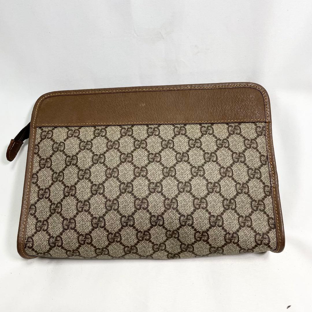 グッチ オールドグッチ クラッチバッグ セカンドバッグ スプリーム 金具 大容量