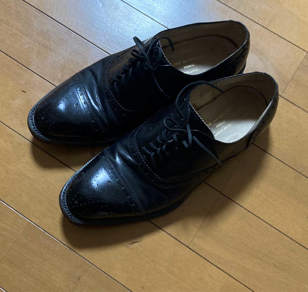 本日限り送料込み着払い　渋い　ウイングチップ　コムデギャルソン　25、5