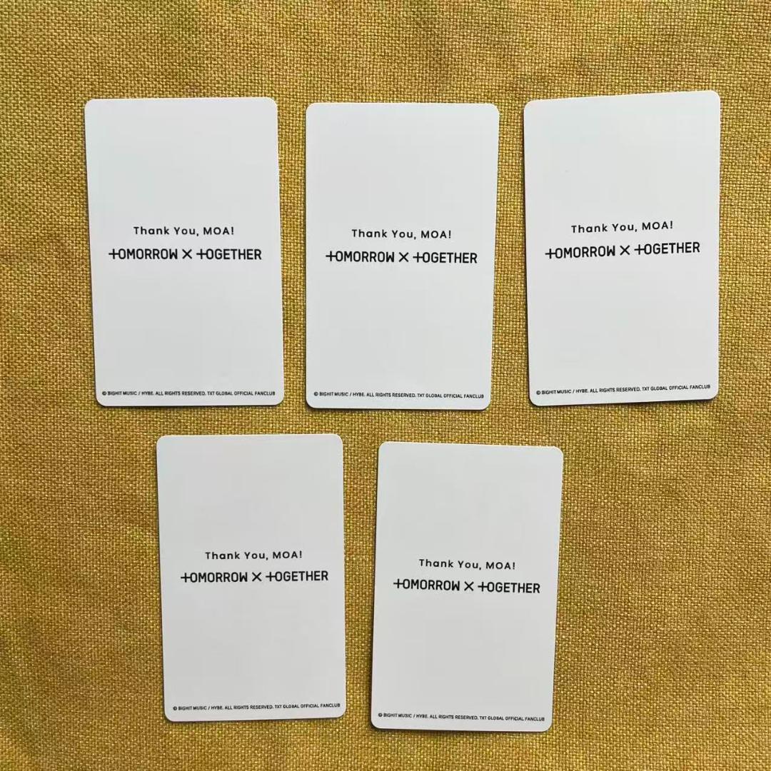 TXT 2021 FC限定 アンケート トレカ 5種セット