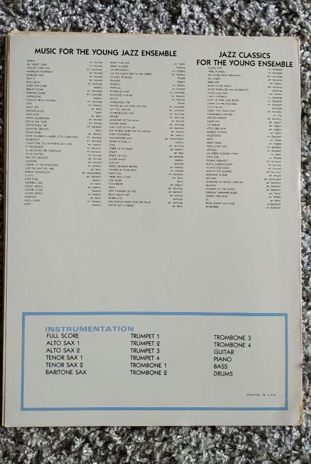 ビッグバンド譜面：As Time Goes By