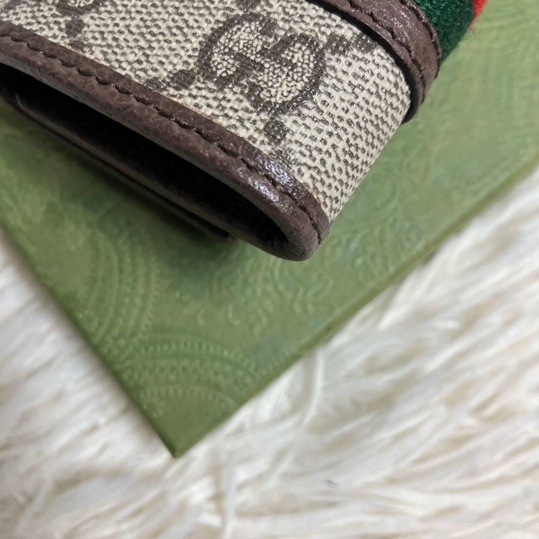 【未使用】 GUCCI キーケース GGマーモント スプリーム 6連