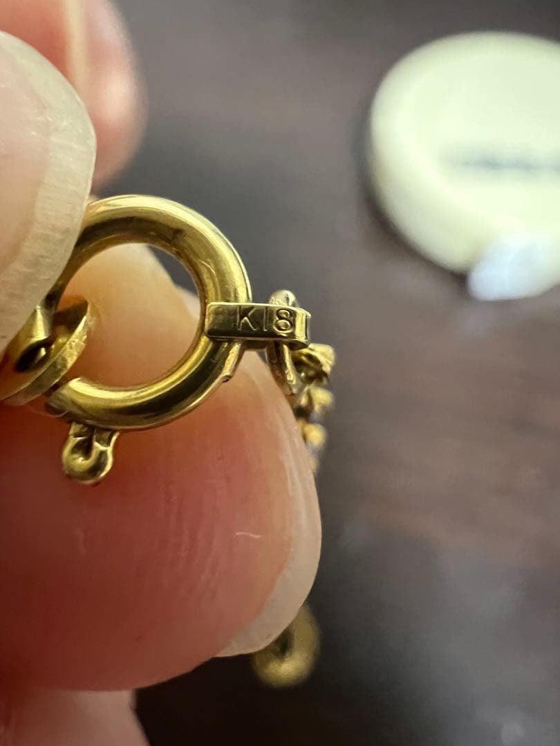 K18 18金　750 18KT ロープ　ネックレス　7g 大幅なお値下げ不可