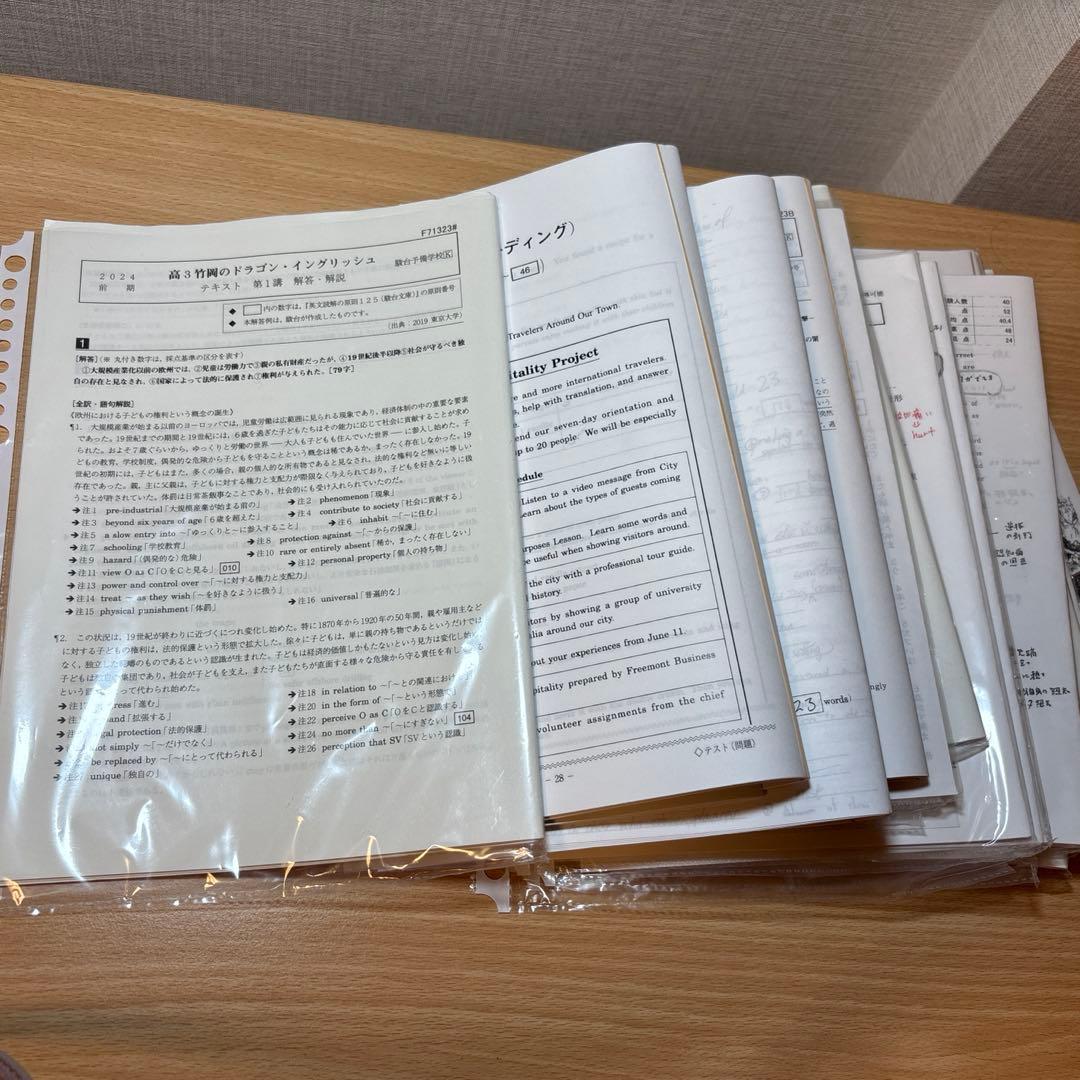 高3 竹岡のドラゴン・イングリッシュ 2024 前期、後期