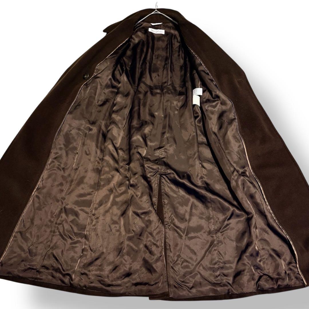 マックスマーラ マニュエラ カシミヤ ベルテッドコート 大きいサイズ 42