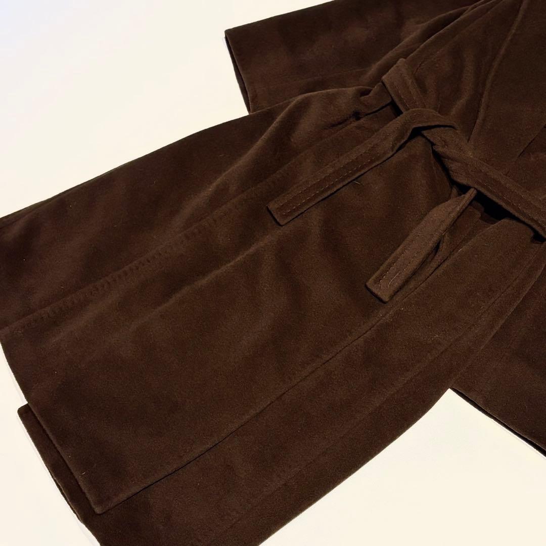 マックスマーラ マニュエラ カシミヤ ベルテッドコート 大きいサイズ 42