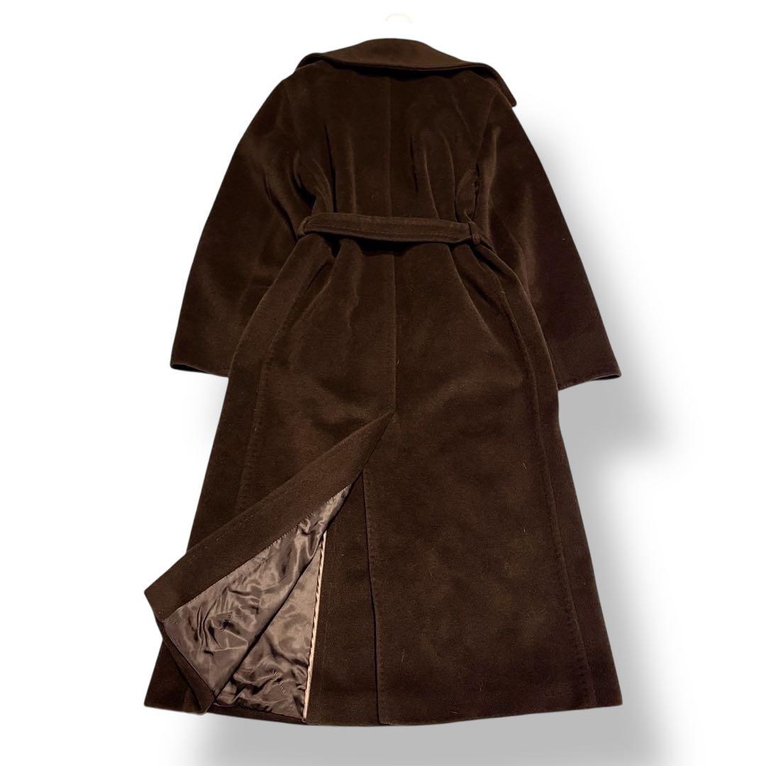 マックスマーラ マニュエラ カシミヤ ベルテッドコート 大きいサイズ 42