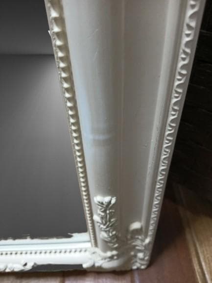 アンティーク ウォールミラー 壁掛け 鏡 シャビー 高級感 姿見 52×72