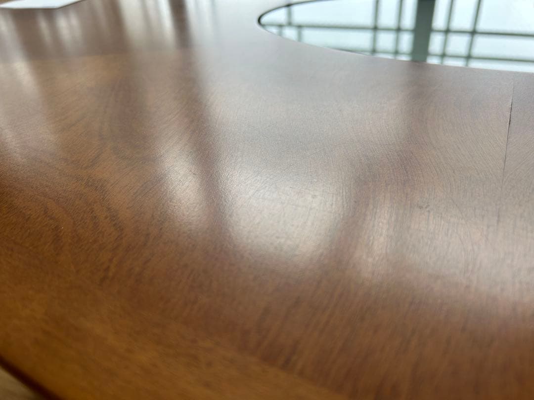 マルニ木工 ローテーブル ガラスつき maruni