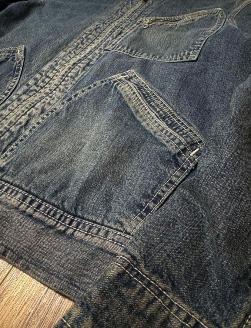 ボ*帳様 旧DENIME オリゾンディ期 91-LB型 デニムブルゾン Mサイズ