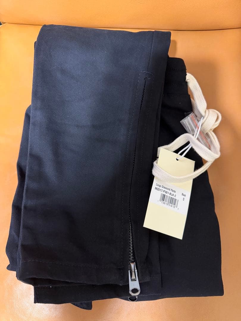 パンツ mnml ZIP CARGO DRAWCORD PANTS / BLACK7