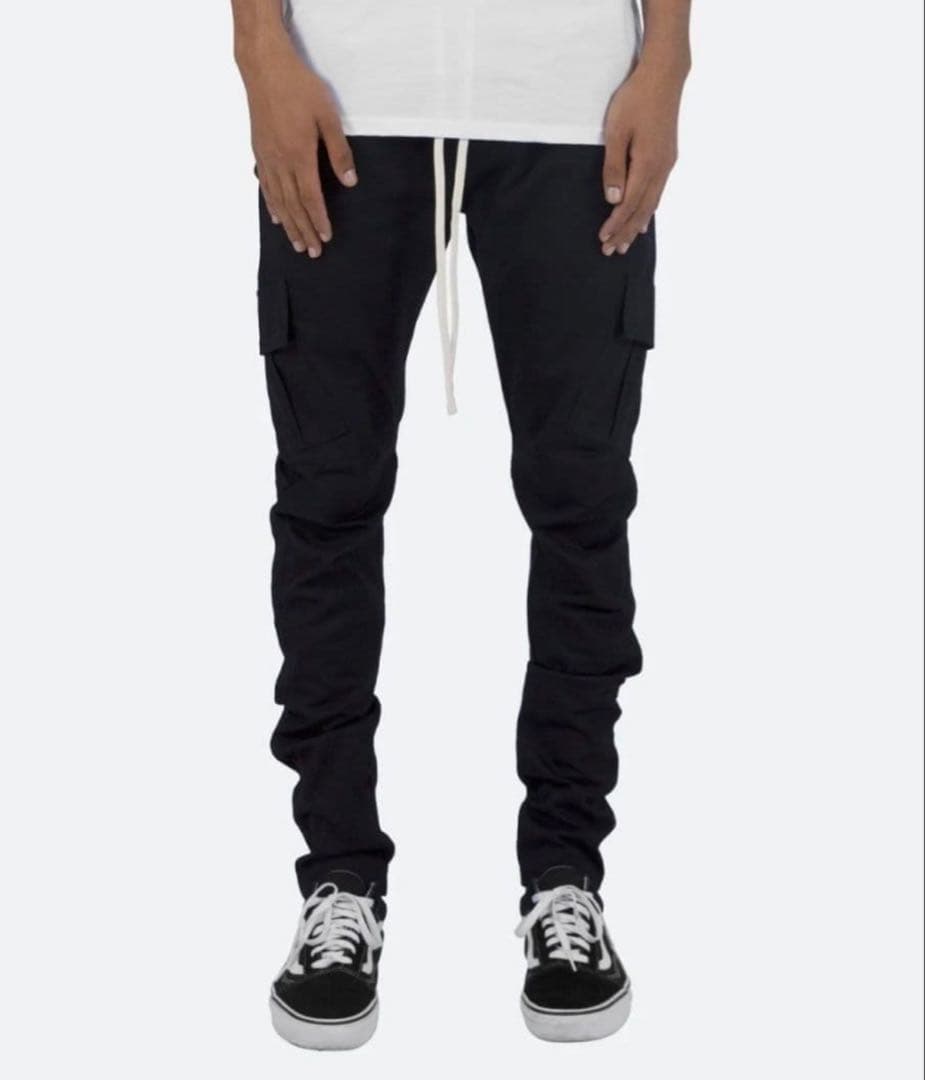 パンツ mnml ZIP CARGO DRAWCORD PANTS / BLACK7