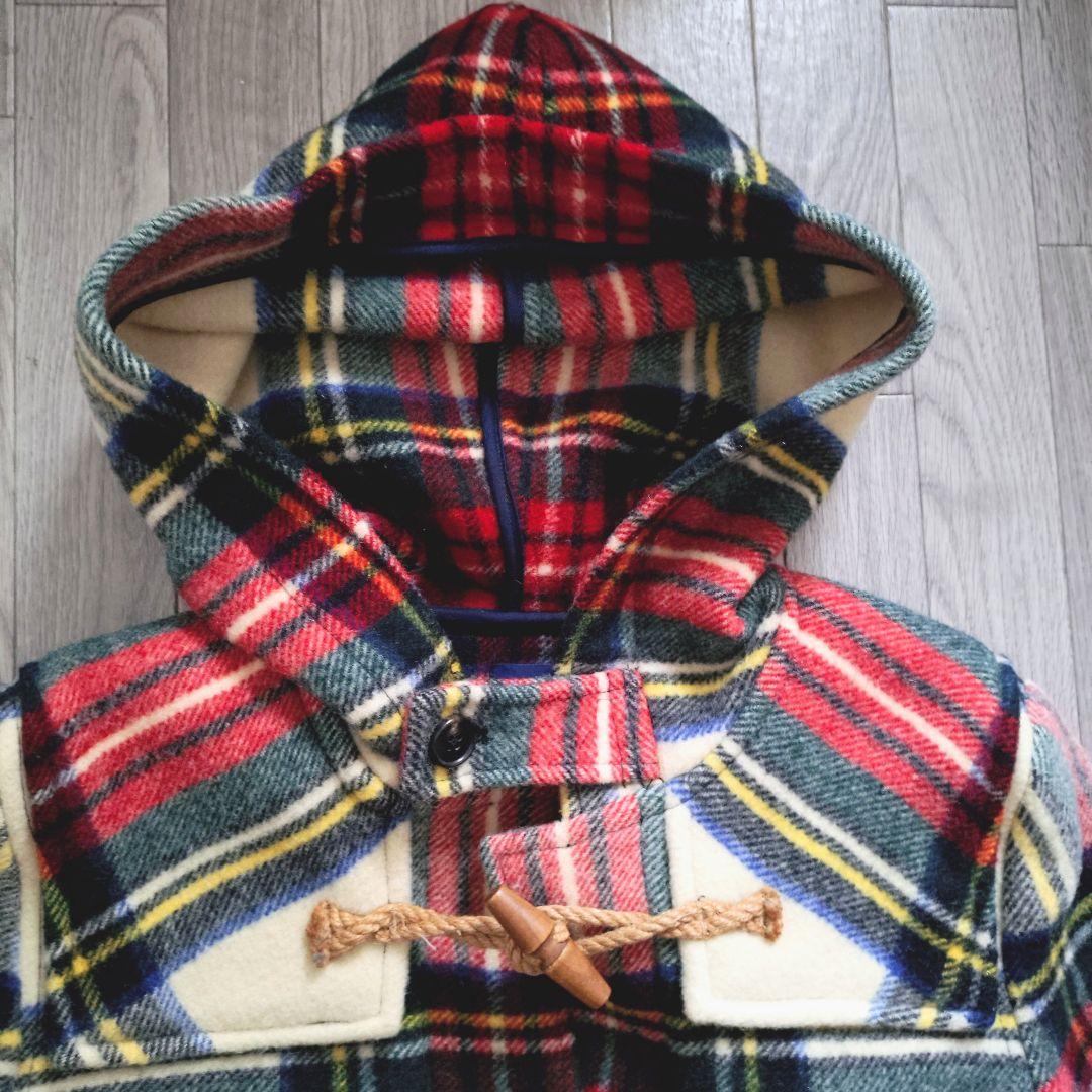 美品 Polo Ralph Lauren チェック ダッフルコート 160 XL