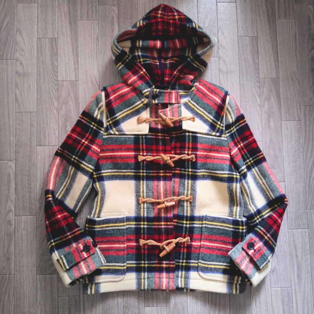 美品 Polo Ralph Lauren チェック ダッフルコート 160 XL