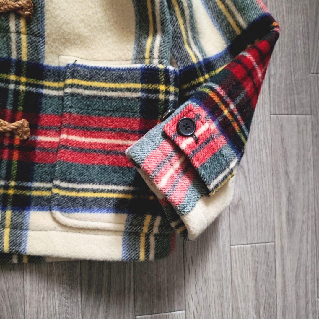 美品 Polo Ralph Lauren チェック ダッフルコート 160 XL