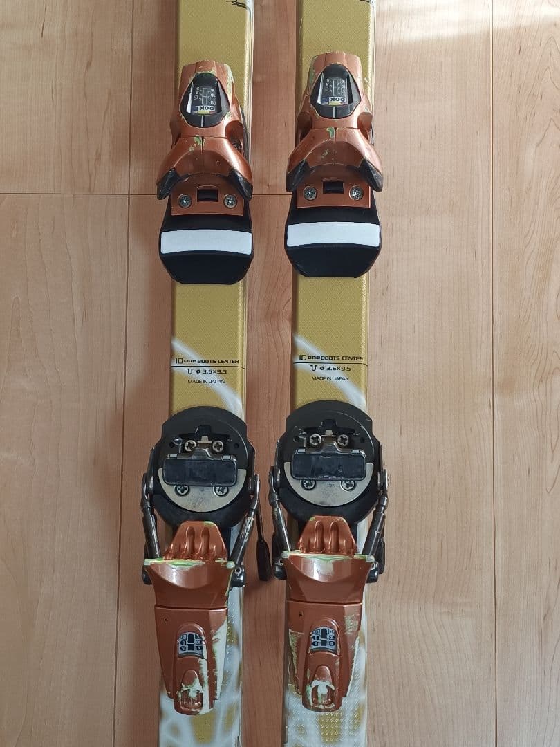 ID-one MR-SG ゴールド + Look pivot コッパーブラウン