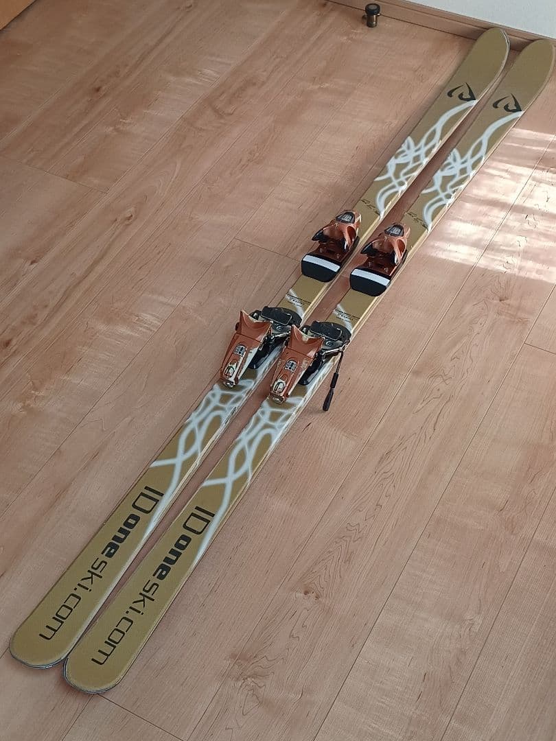 ID-one MR-SG ゴールド + Look pivot コッパーブラウン