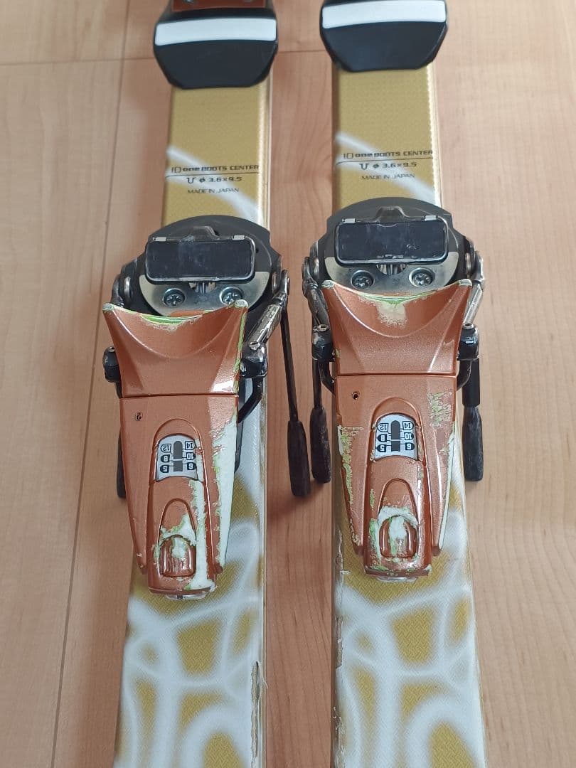 ID-one MR-SG ゴールド + Look pivot コッパーブラウン