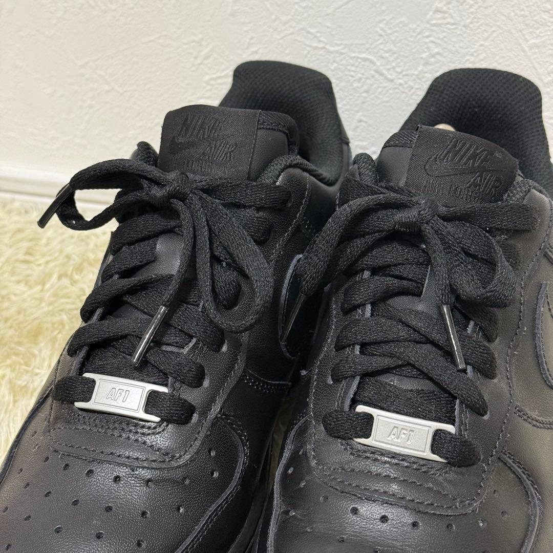 Nike Air Force 1 スニーカー　ローカット　レザー　厚底　ブラック