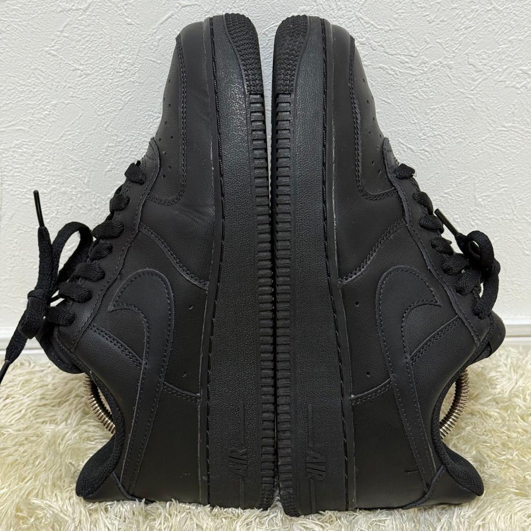 Nike Air Force 1 スニーカー　ローカット　レザー　厚底　ブラック