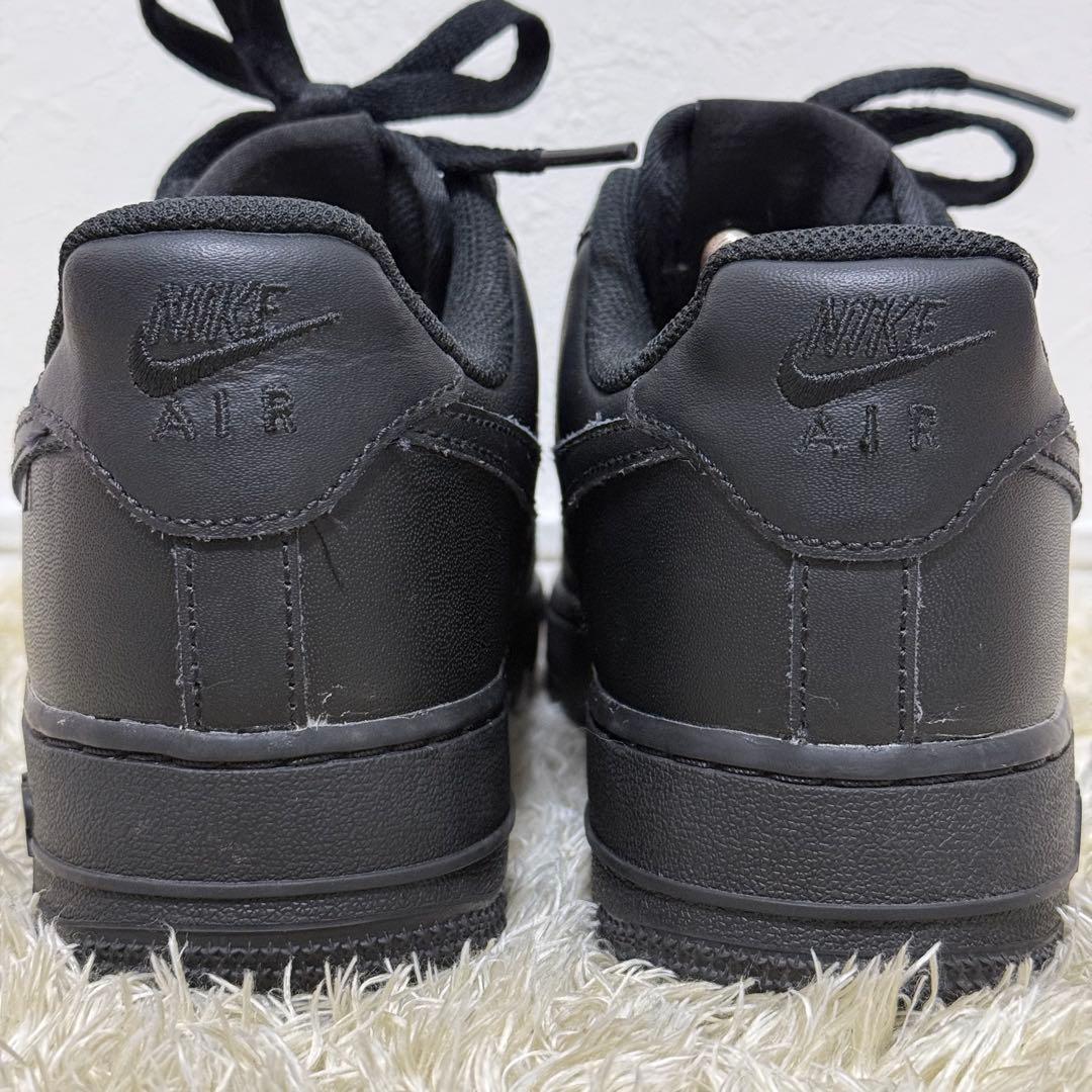 Nike Air Force 1 スニーカー　ローカット　レザー　厚底　ブラック