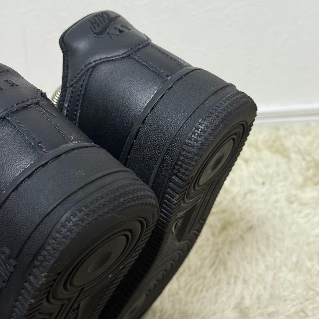 Nike Air Force 1 スニーカー　ローカット　レザー　厚底　ブラック