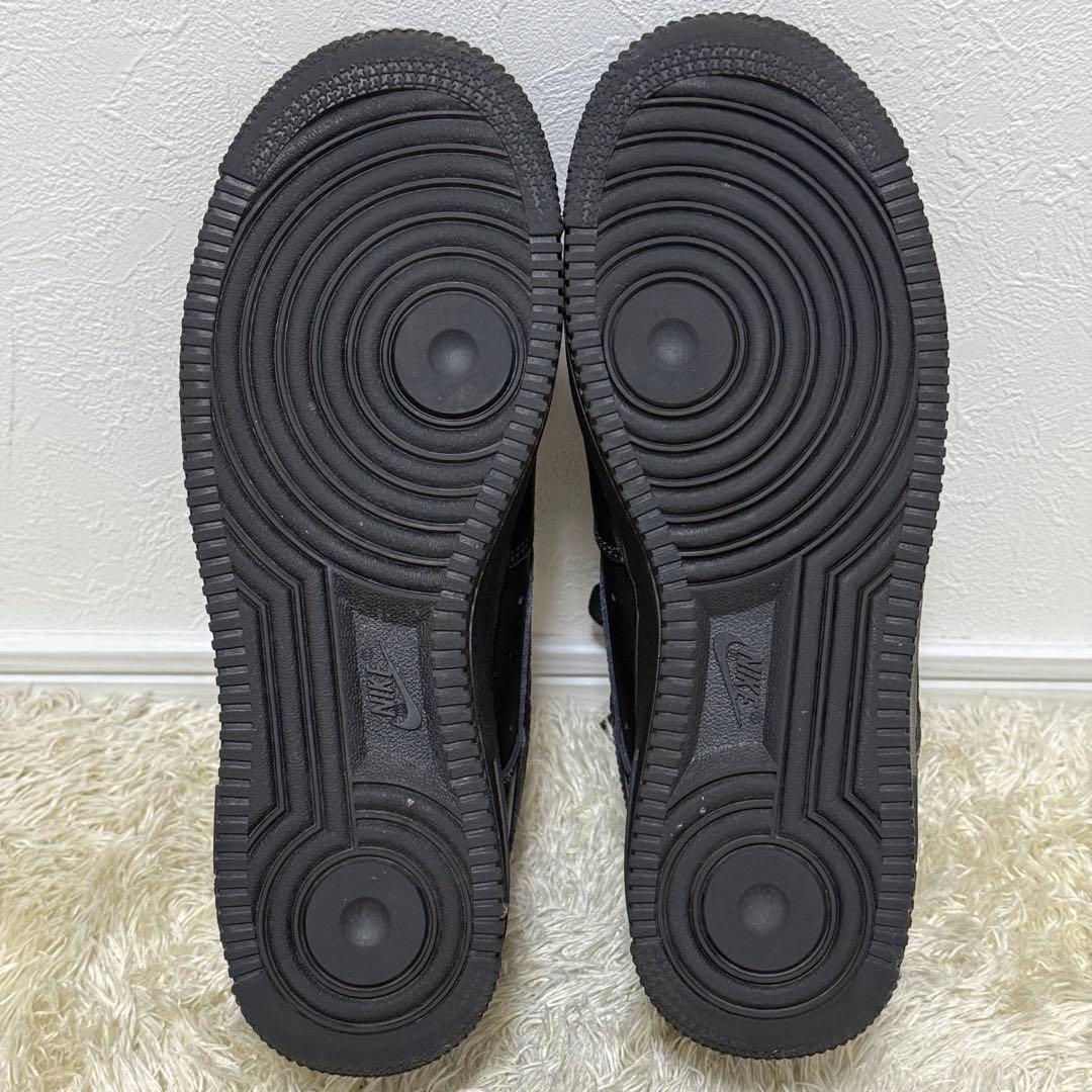 Nike Air Force 1 スニーカー　ローカット　レザー　厚底　ブラック