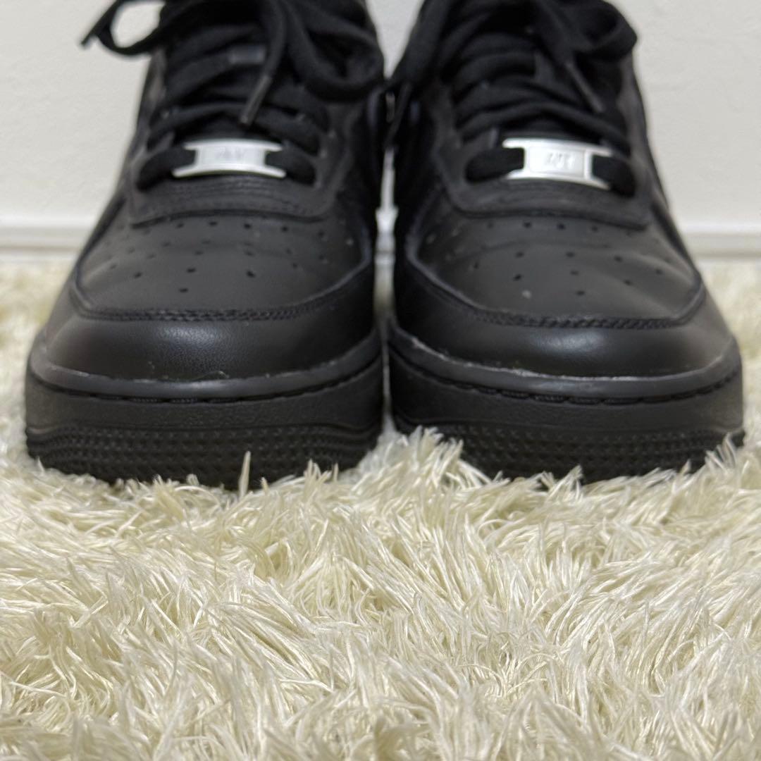 Nike Air Force 1 スニーカー　ローカット　レザー　厚底　ブラック