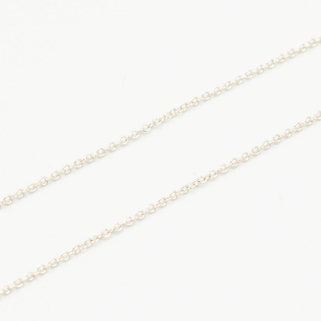 ティファニー ダブルループ ネックレス シルバー 40.5cm ポーチ付き