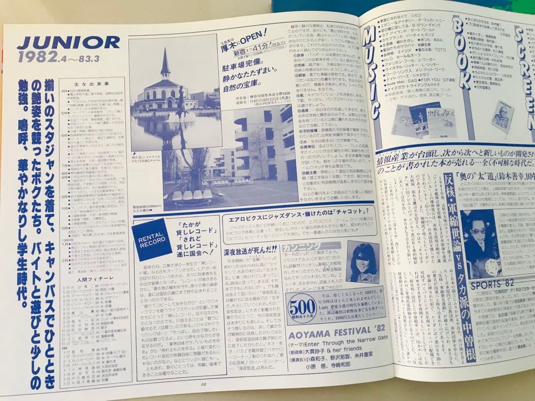 MEMORIES 1984/青山学院　サザンオールスターズ、桑田佳祐　入手困難！