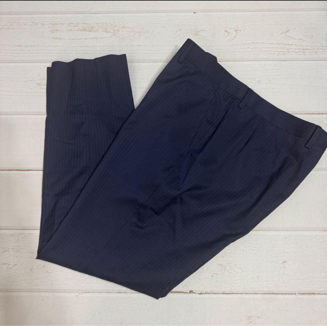 極美品 ポールスミス コレクション ド派手花柄 スーツ セットアップ ネイビー