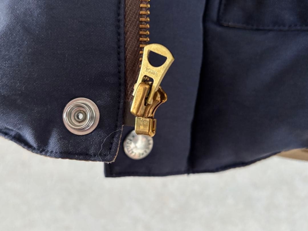 Sugar Cane ダウンベスト ネイビー