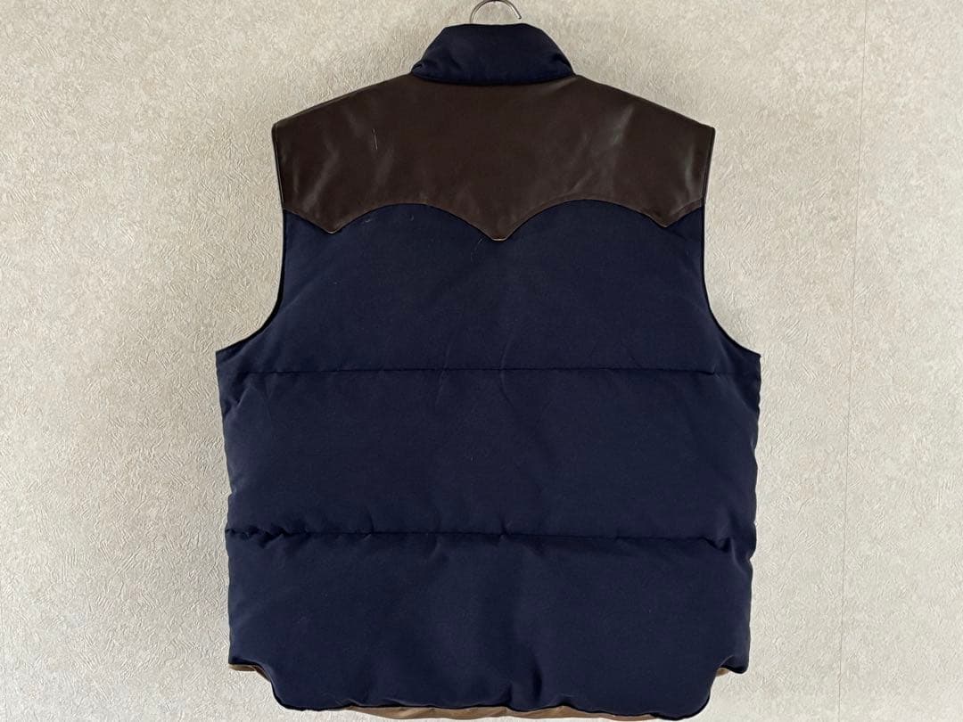 Sugar Cane ダウンベスト ネイビー