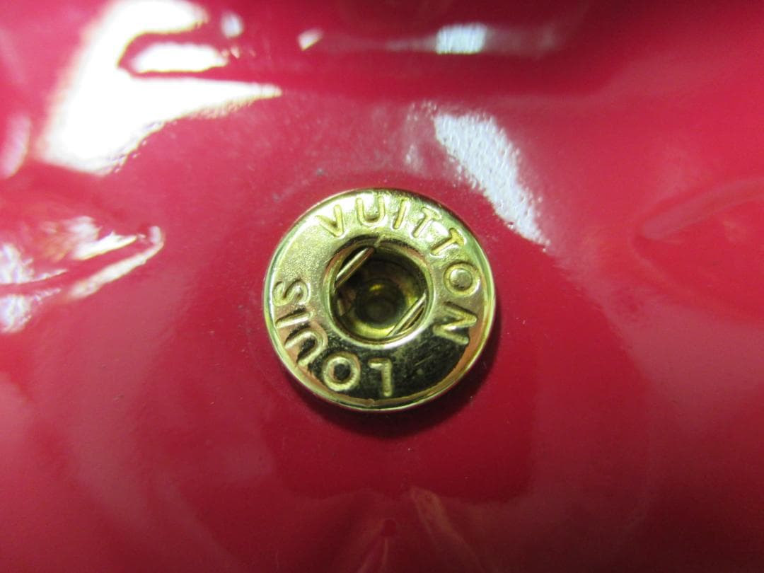 美品 ルイヴィトン ヴェルニ ６連キーケース レッド 赤 中古本物