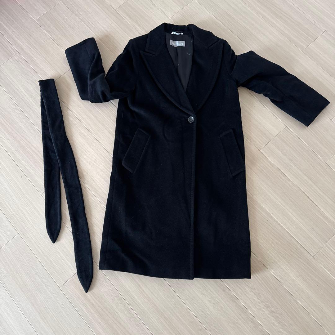 Max Mara 黒　USサイズ4 コート