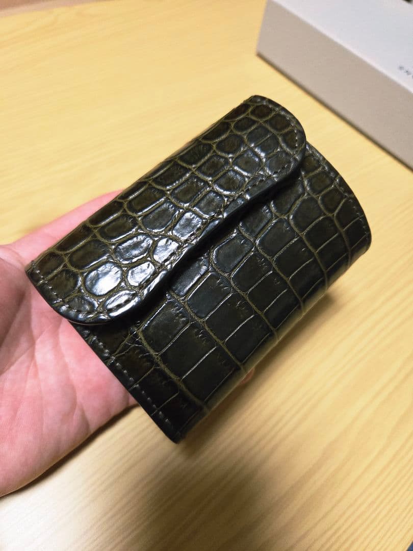 【1点物】ENO クロコ　カーキ色