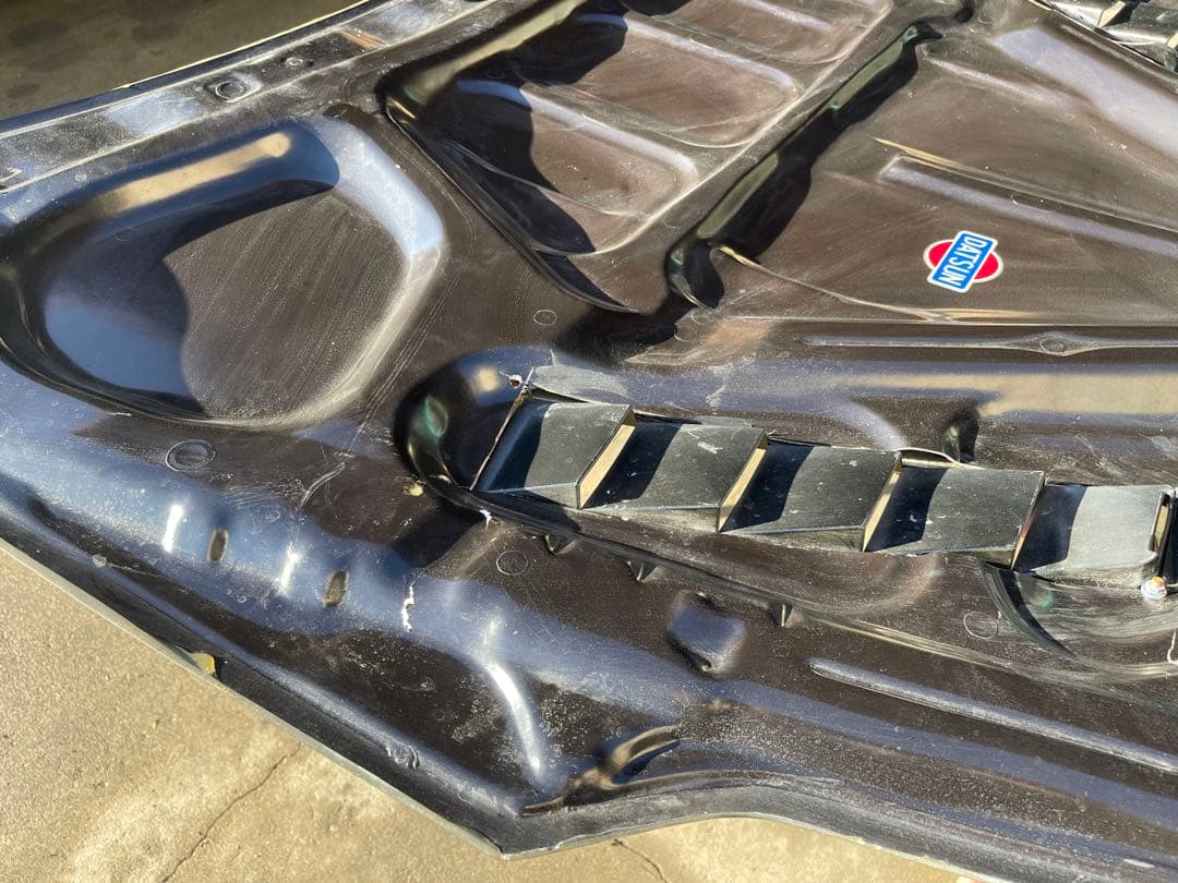 z33 前期 リアルカーボン 後付けエアベント付きフード ジャンク