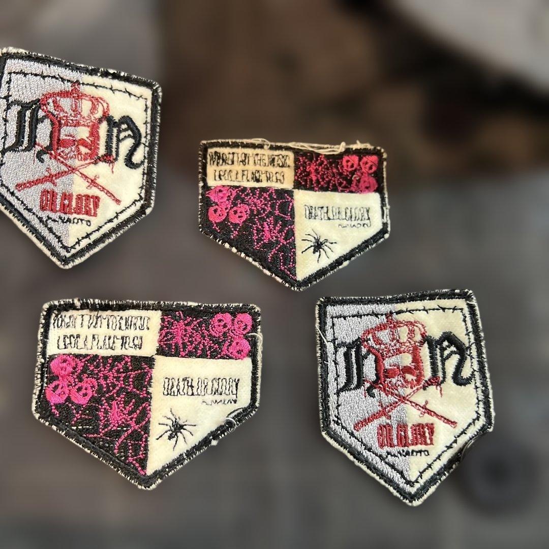 【h.NAOTO】ゴシック アナーキー　コート　グレンチェック　スカル　F