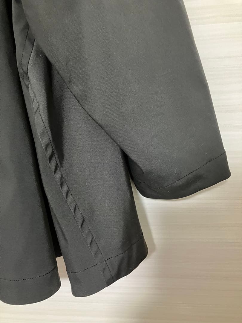 アダムエロペ　フレアミドルトレンチコート　スミクロ