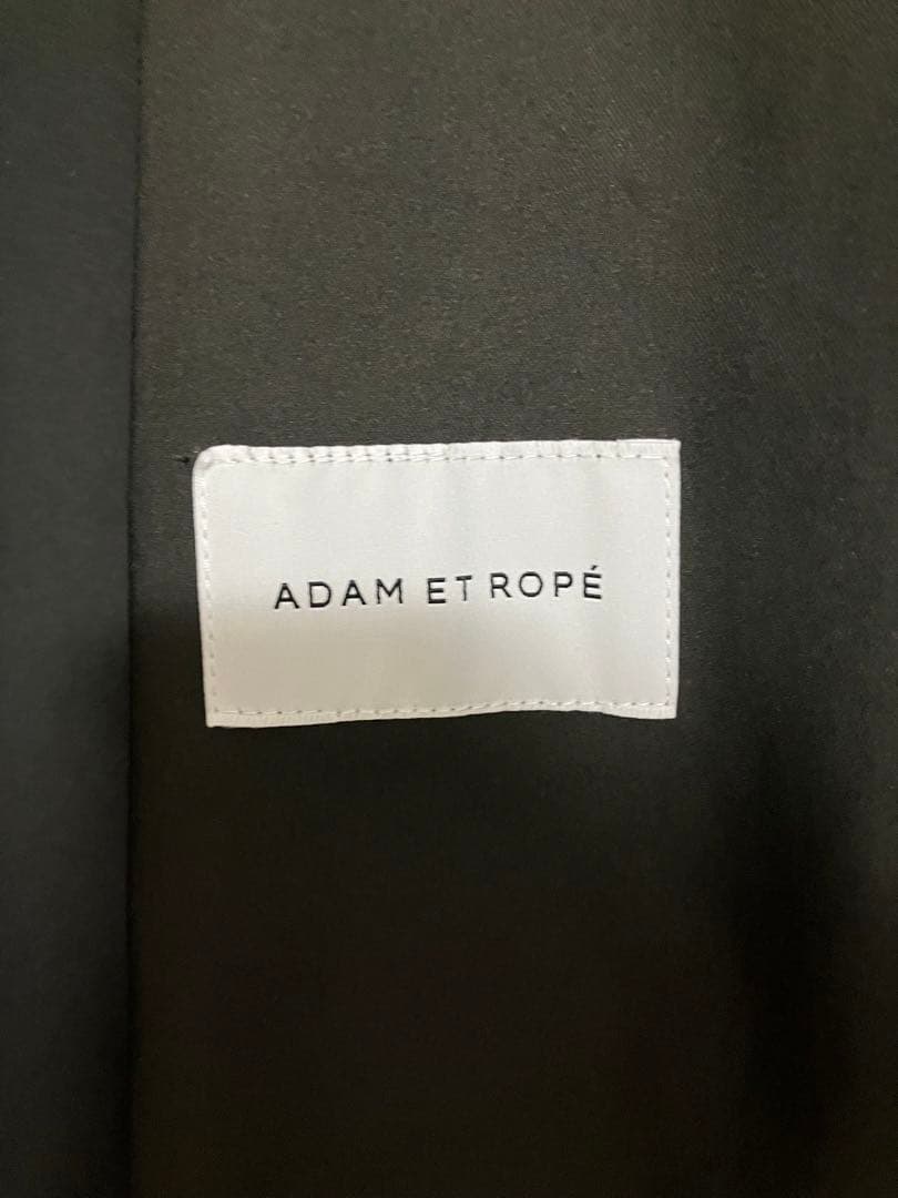 アダムエロペ　フレアミドルトレンチコート　スミクロ