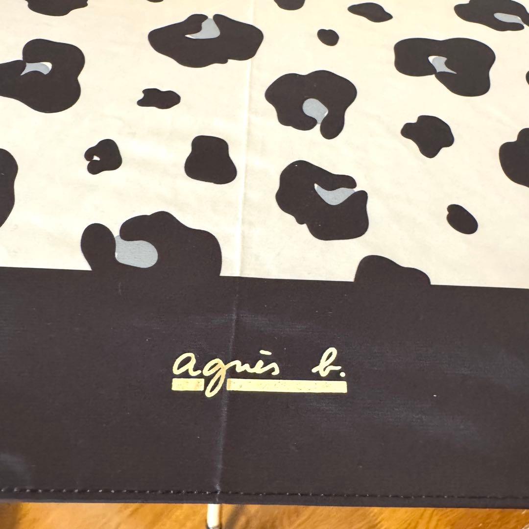 ★新品★アニエスベー　晴雨兼用　日傘　１級遮光　遮熱　軽量　レオパード柄