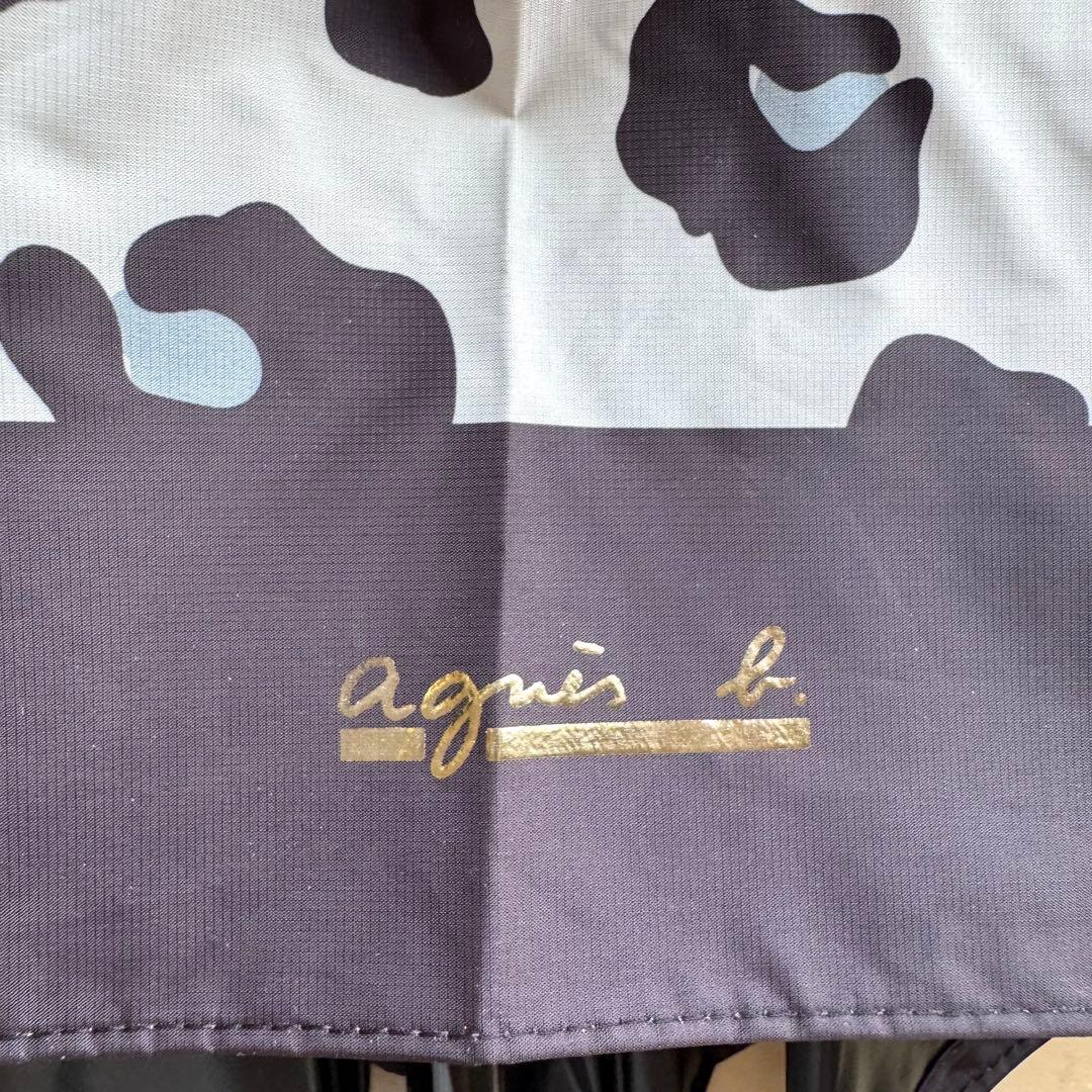 ★新品★アニエスベー　晴雨兼用　日傘　１級遮光　遮熱　軽量　レオパード柄