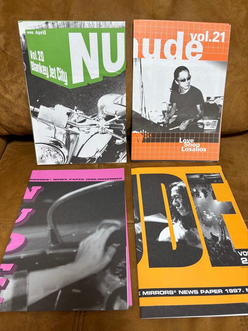 浅井健一　blankey jet city 会報誌　NUDE16〜36 20冊