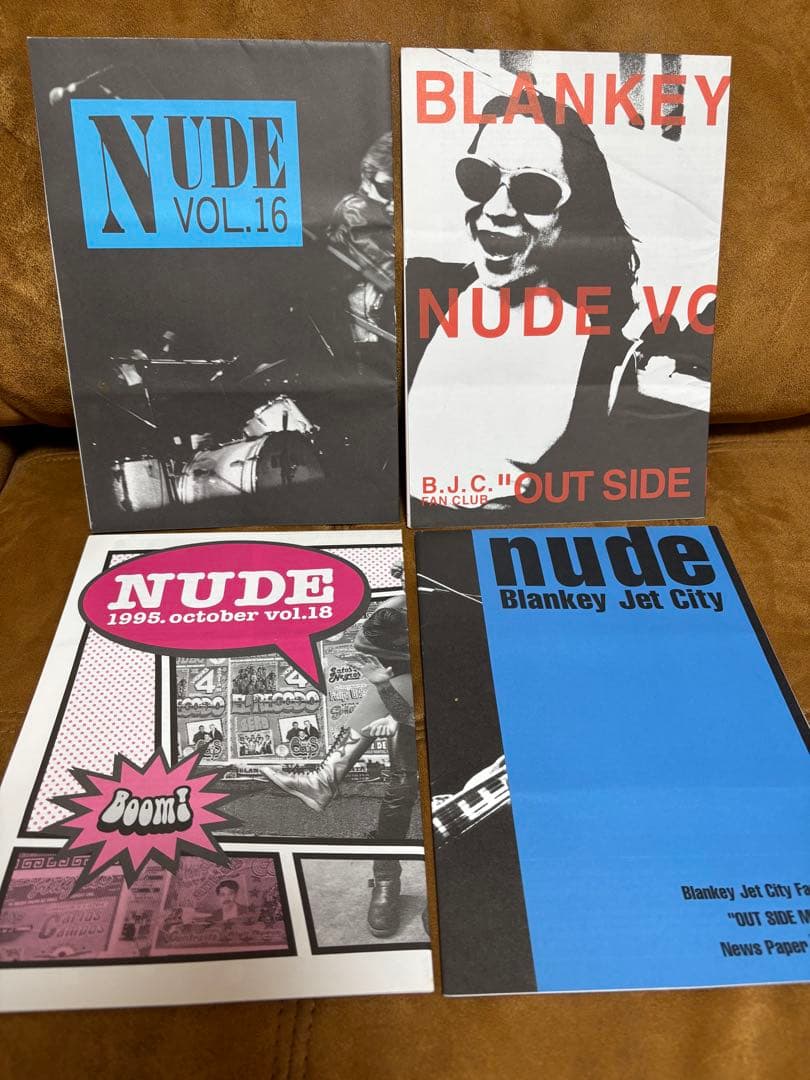 浅井健一　blankey jet city 会報誌　NUDE16〜36 20冊
