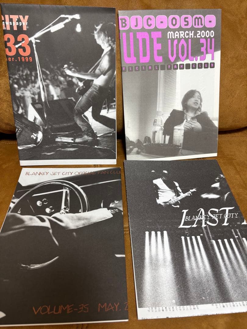 浅井健一　blankey jet city 会報誌　NUDE16〜36 20冊