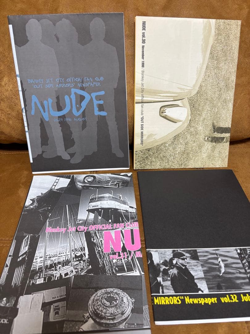 浅井健一　blankey jet city 会報誌　NUDE16〜36 20冊