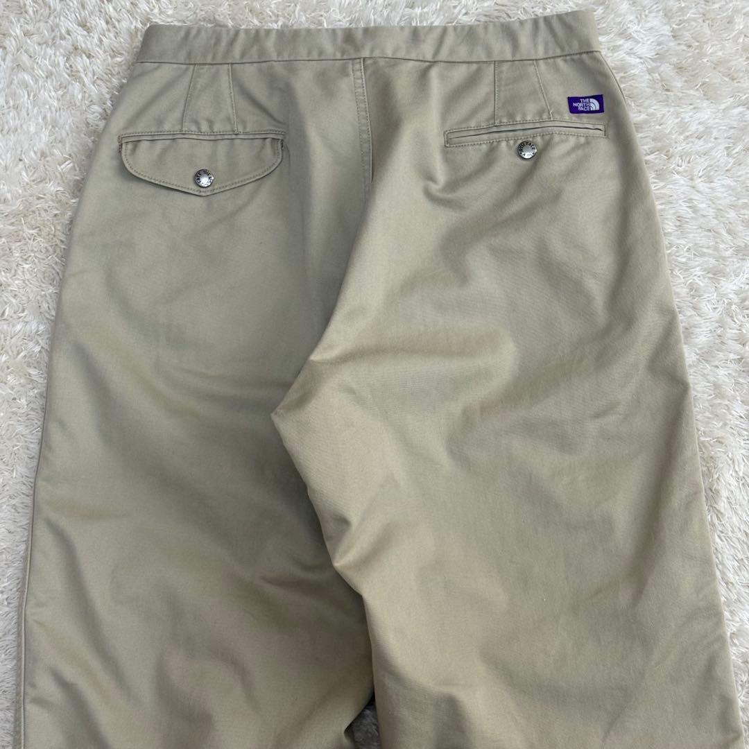 NT5302N PURPE LABEL ストレッチツイルワイドテーパードパンツ