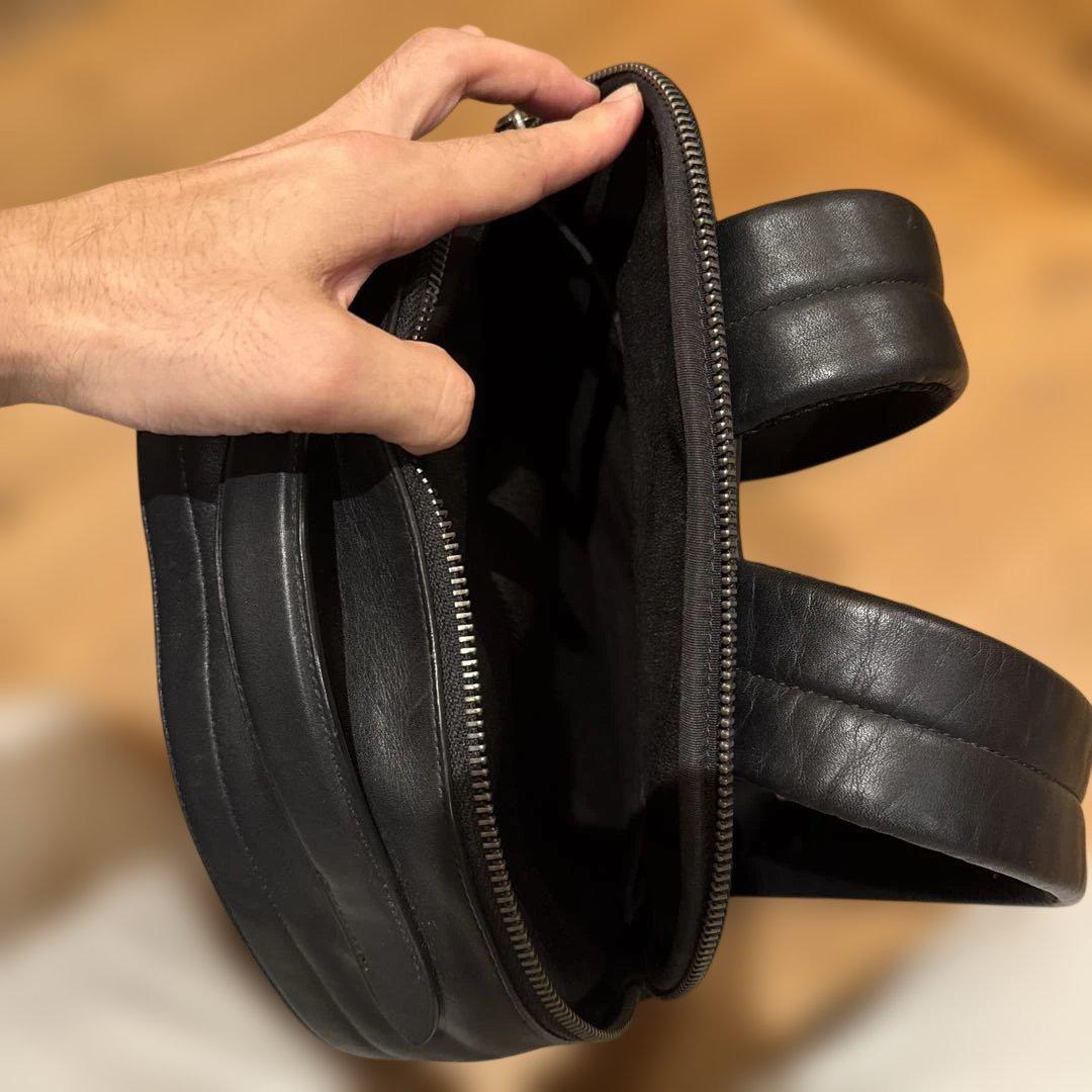 COACH レザーリュック　ブラック